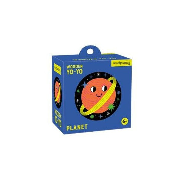 Space Planet Wooden Yo-Yo