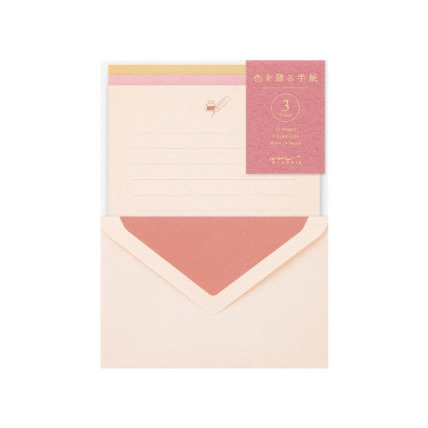 Midori Pink Letter Set