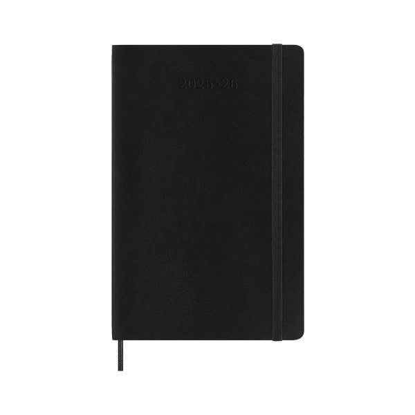 Moleskine 2025/26 Academic Daily Large Diary Black Hard Cover