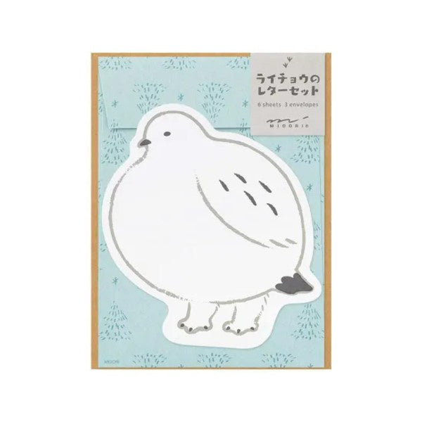 Midori Letter Set Die-Cut Grouse