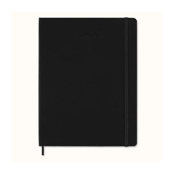 Moleskine 2025/26 Academic Weekly XL Diary Black Hard Cover