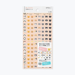 Midori Schedule Stickers Cat