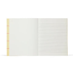 Uma Flatlay Yellow Check Large Notebook by Notem