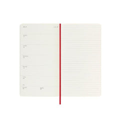 Moleskine 2025/26 Academic Weekly Large Diary Red Soft Cover