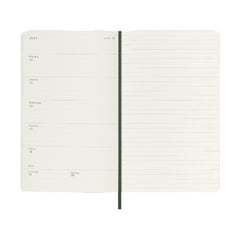 Moleskine 2025/26 Academic Weekly Large Diary Myrtle Green Soft Cover