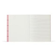 Uma Flatlay Rose Check Large Notebook by Notem