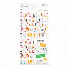 Midori Achievement Stickers Active Animals