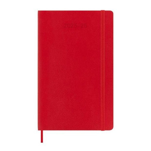 Moleskine 2025/26 Academic Weekly Large Diary Red Soft Cover