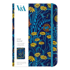 V&A Meadow Flowers Lined Medium Notebook