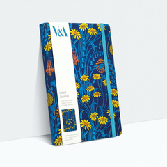 V&A Meadow Flowers Lined Medium Notebook