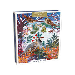 Snowy Night Christmas Card Box