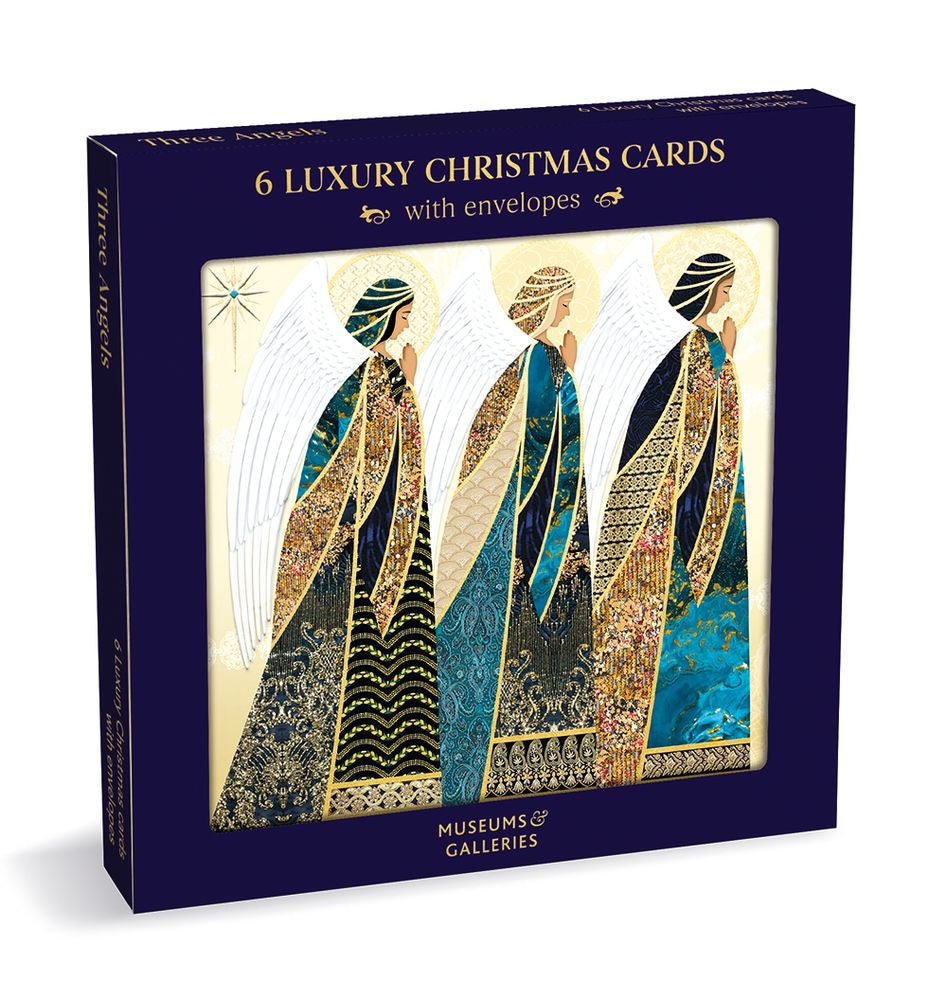 Three Angels Christmas Card Box