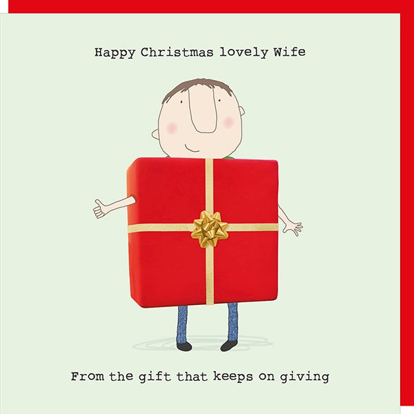 Wife Gift Christmas Card