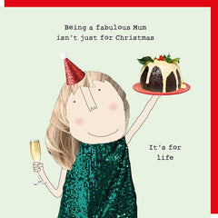 Mum Fabulous Christmas Card