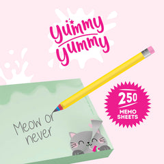Yummy Yummy Kitty Memo Pad