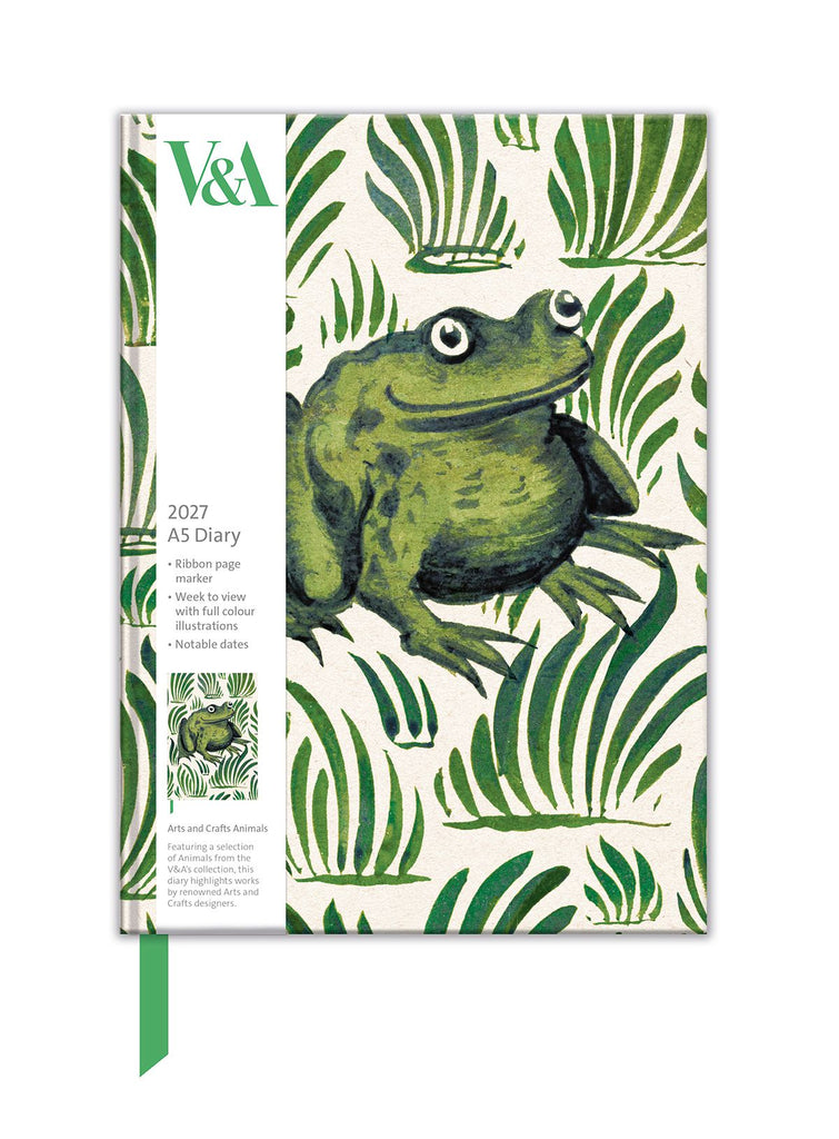 Arts And Crafts Animals 2027 A5 Diary