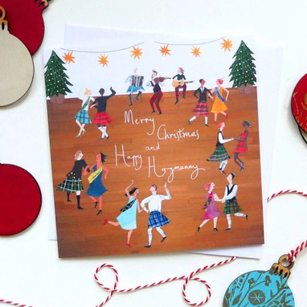 Christmas Ceilidh Square Card