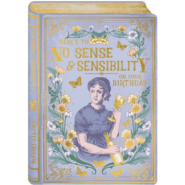 No Sense & Sensibility Birthday Card