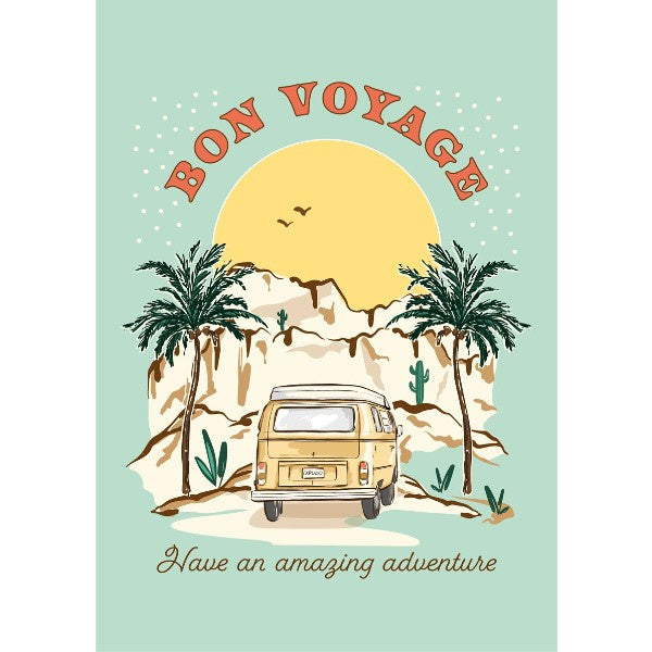 Bon Voyage Camper Van Card