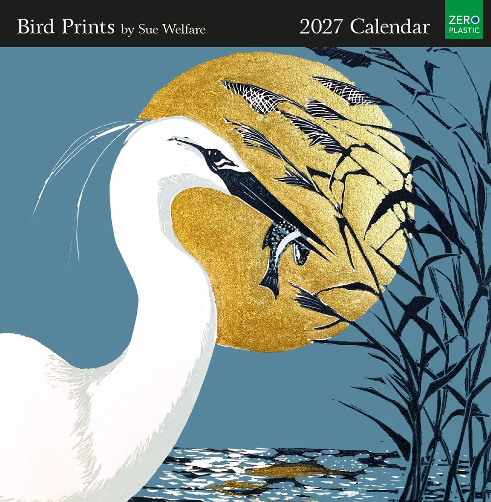 Bird Prints 2027 Calendar