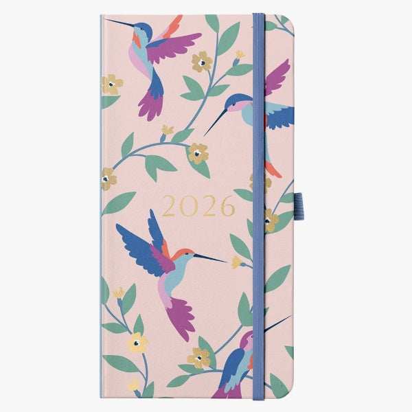 2026 Birds Slim Diary Pocket Planner