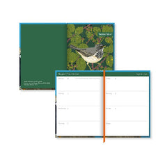 Bird Prints A6 Diary 2026