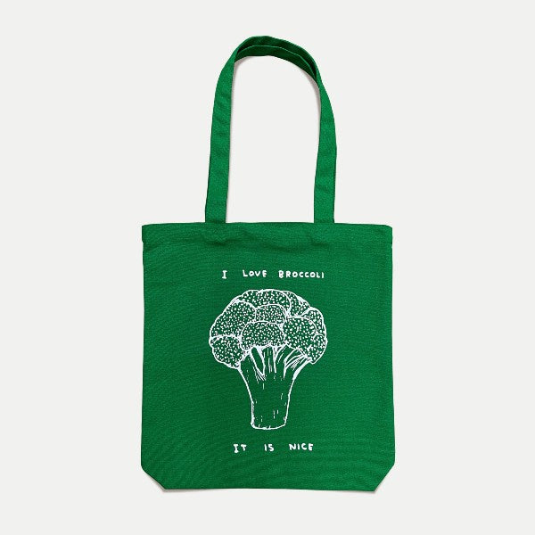 I Love Broccoli Tote Bag