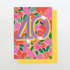 40 Floral Birthday Card