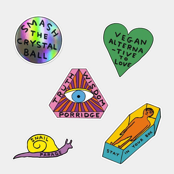 Stay In Your Box Sticker Pack