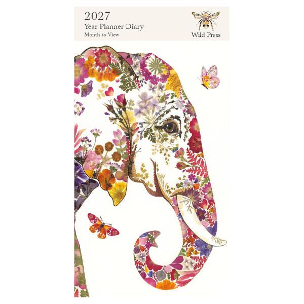 Elephant Petals 2027 Year Planner Diary