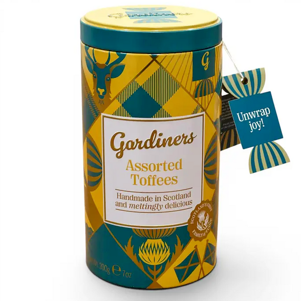 Gardiners Assorted Toffee Tartan Tin 200g