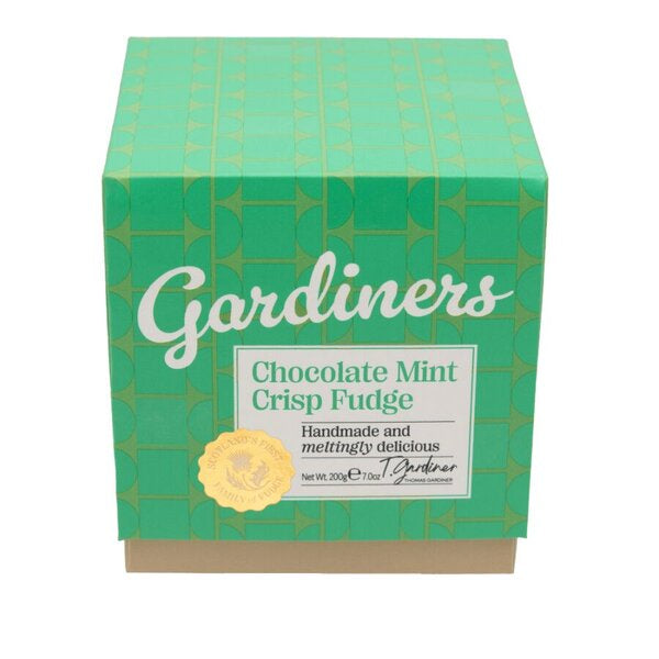 Gardiners Artisan Chocolate Mint Crisp Fudge Box 200g