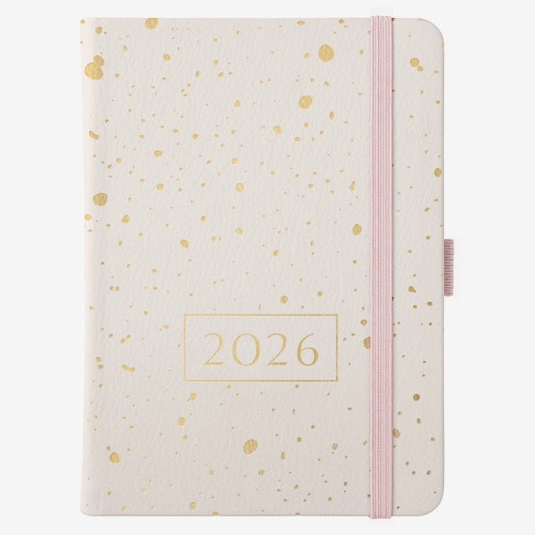 2026 A6 Gold Diary & Weekly Planner