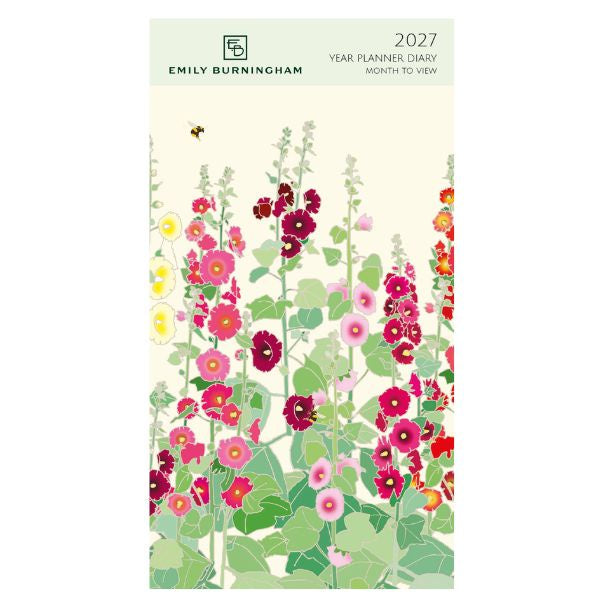 Hollyhocks 2027 Year Planner Diary