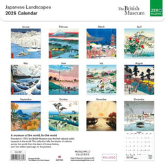 Japanese Landscapes 2026 Calendar