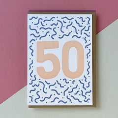 50 Birthday Card