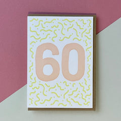 60 Birthday Card