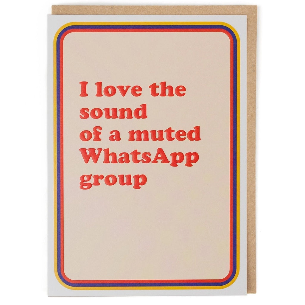 Muted WhatsApp Group Card