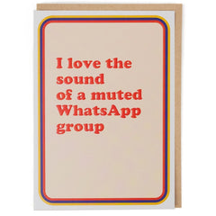 Muted WhatsApp Group Card