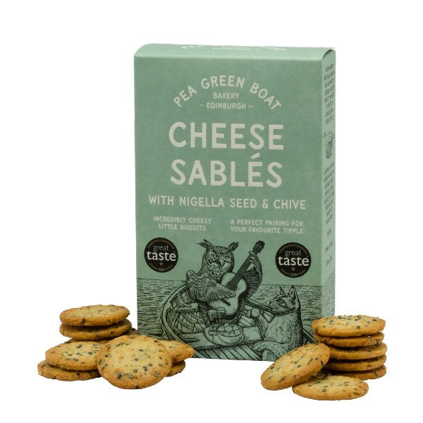Cheese Sables Nigella Seed and Chive