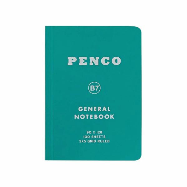 Penco Soft PP Notebook B7 Grid Green