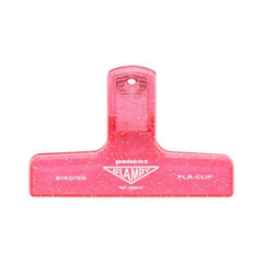 Penco Plastic Clip Glitter Pink