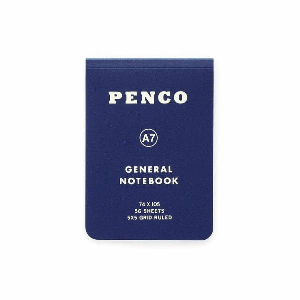 Penco Soft PP Notebook A7 Grid Navy