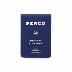 Penco Soft PP Notebook A7 Grid Navy