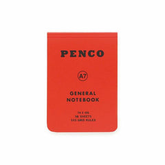 Penco Soft PP Notebook A7 Grid Red