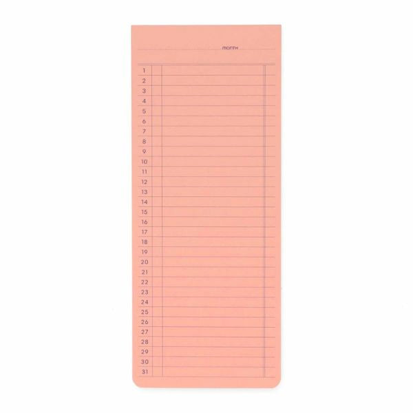 Penco Sticky Memo Pad Monthly Pink
