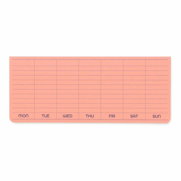 Penco Sticky Memo Pad Weekly Pink