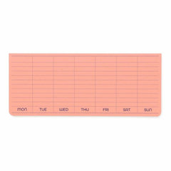 Penco Sticky Memo Pad Weekly Pink