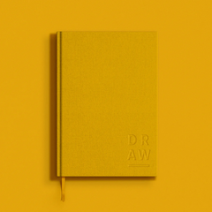 Blank Canvas Yellow A5 Plain Sketchbook