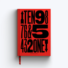 One to Ten A5 Lined Hardcover Notebook